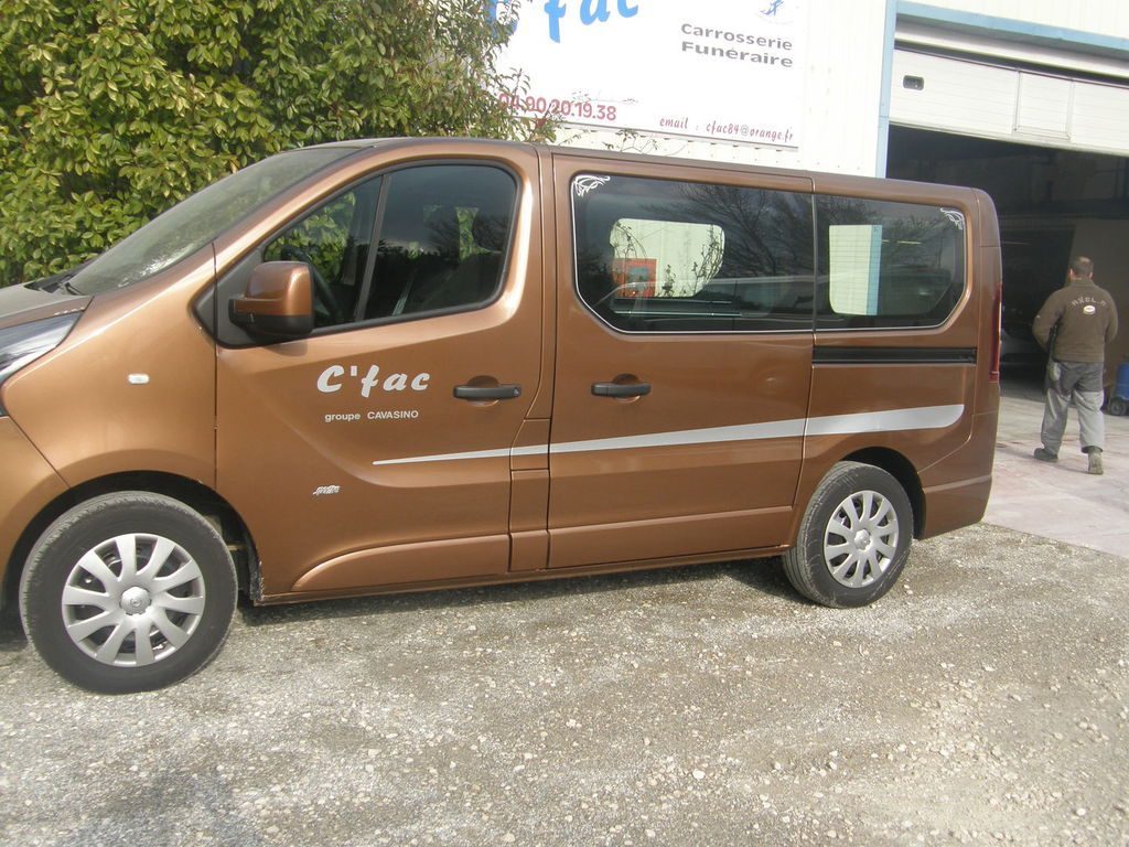 corbillard vivaro marron